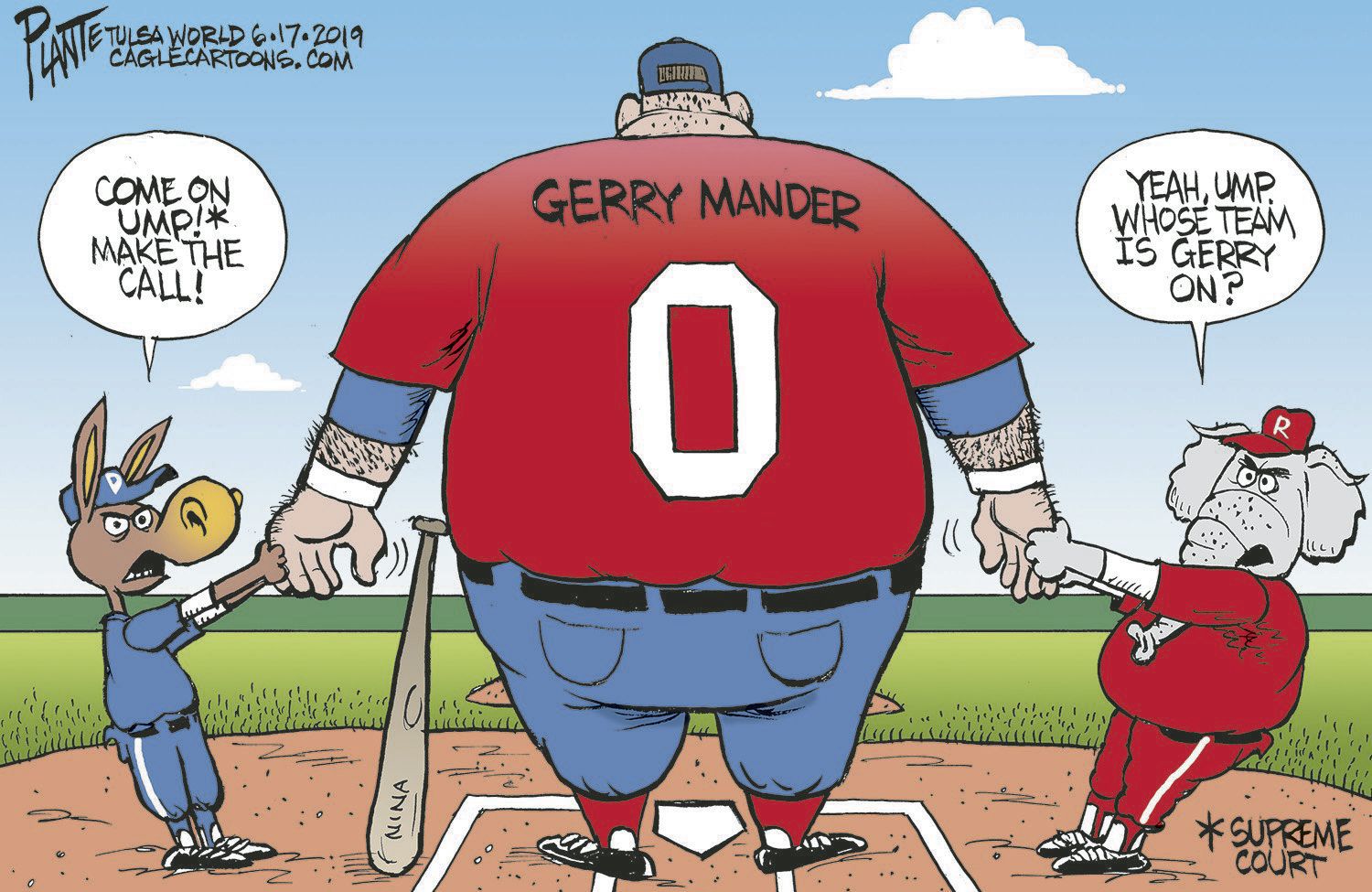 Bruce Plante Cartoon: Gerry Mander